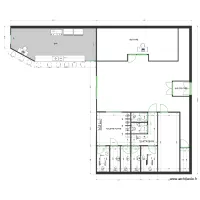 PLAN DE BAR ET WC SALLE