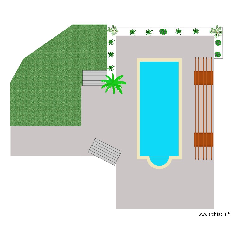 TERRASSE EST. Plan de 0 pièce et 0 m2