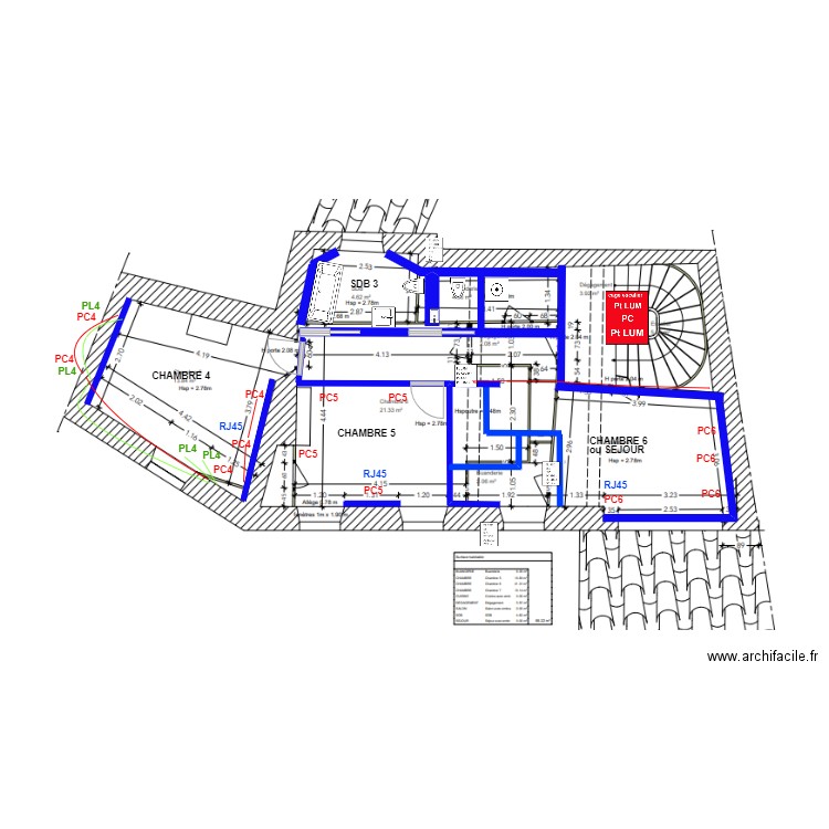 PLAN R2 ELEC. Plan de 0 pièce et 0 m2