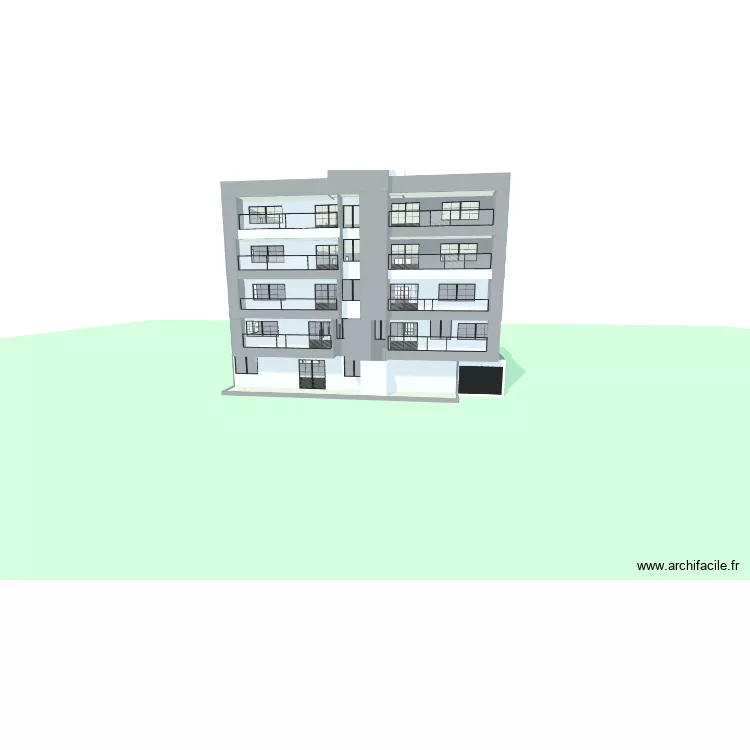 PROJET R+4 asc2 300sqm. Plan de 67 pièces et 1669 m² PROJET R+4 asc2 300sqm. Plan de 67 pièces et 1669 m²