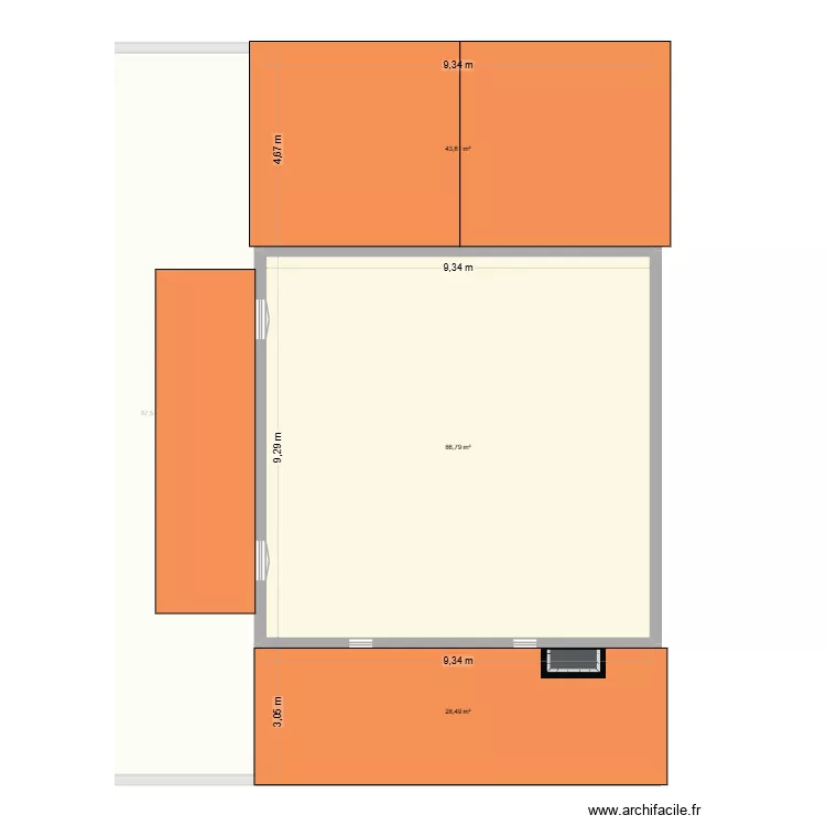 toto. Plan de 7 pièces et 750 m²