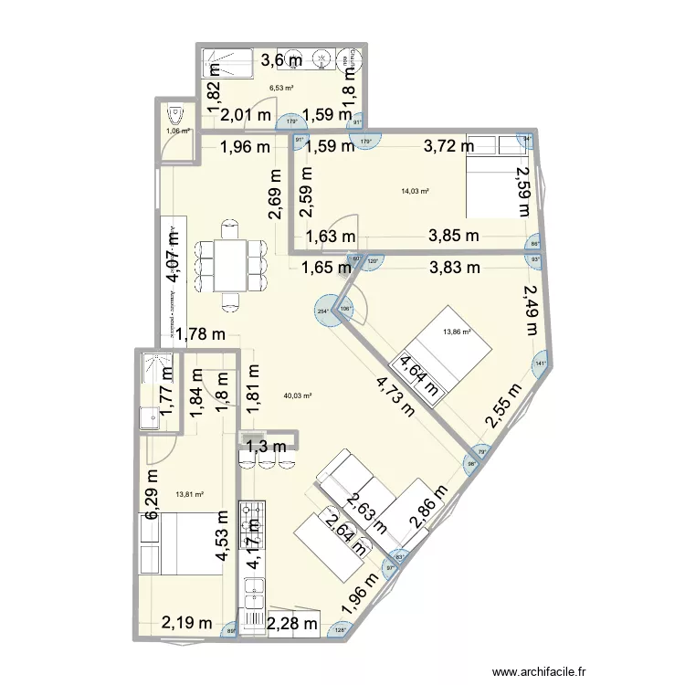 22 oslo, Paris- Plan modifi&eacute; v4. Plan de 