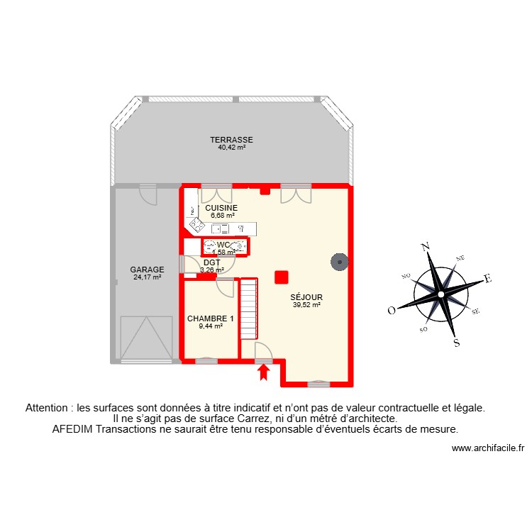 BI 33197 -. Plan de 0 pièce et 0 m2