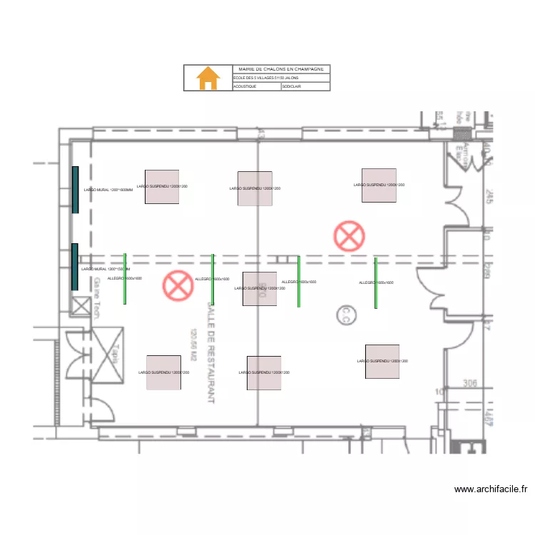 MAIRIE DE CHALONS EN CHAMPAGNE ECOLE DES 5 VILLAGE DE JALONS. Plan de MAIRIE DE CHALONS EN CHAMPAGNE ECOLE DES 5 VILLAGE DE JALONS. Plan de