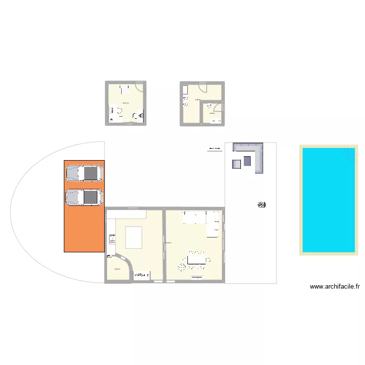 maison 2. Plan de 5 et 103 m² maison 2. Plan de 5 et 103 m²