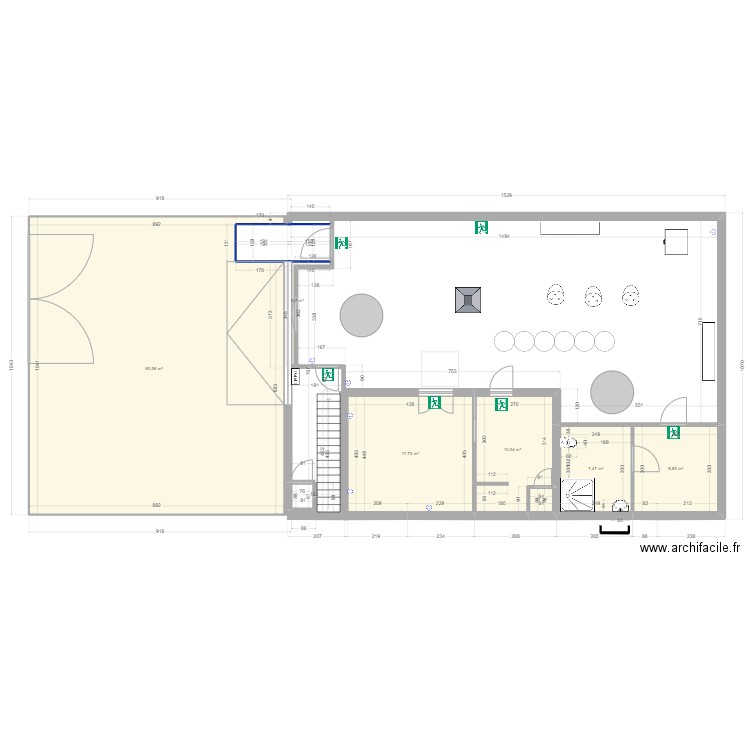 STUDIO PETRUS. Plan de 7 pièces et 136 m2