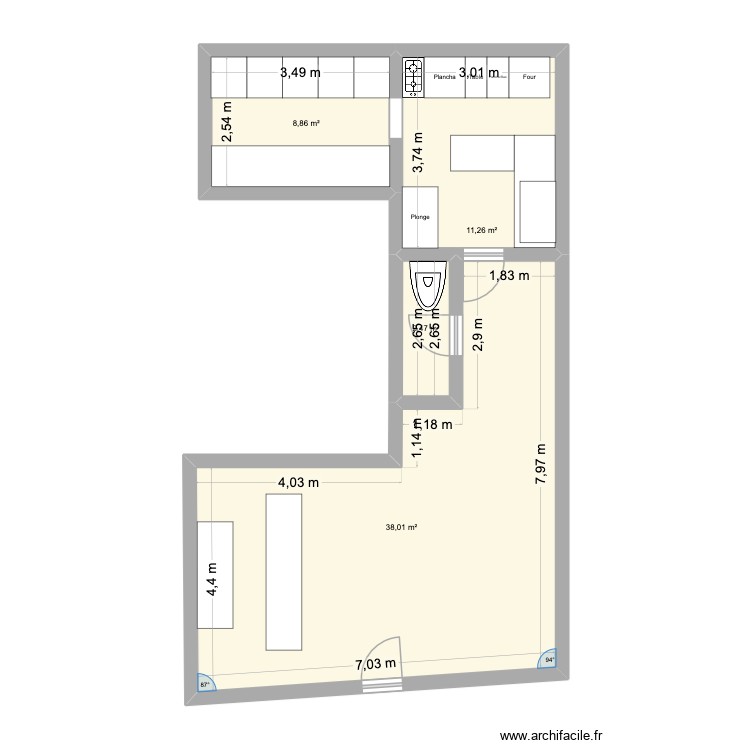 Paris Polska. Plan de 0 pièce et 0 m2