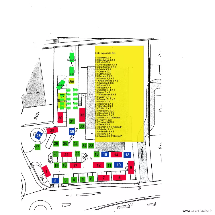 Plan Misery ext 2025. Plan de 