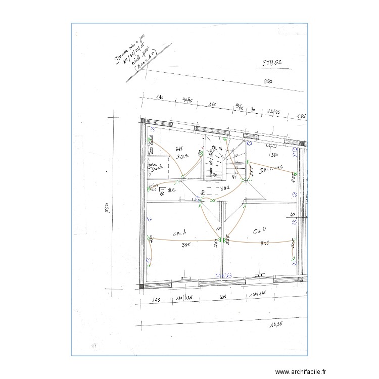 Plan élec Bonnemaison. Plan de 0 pièce et 0 m2