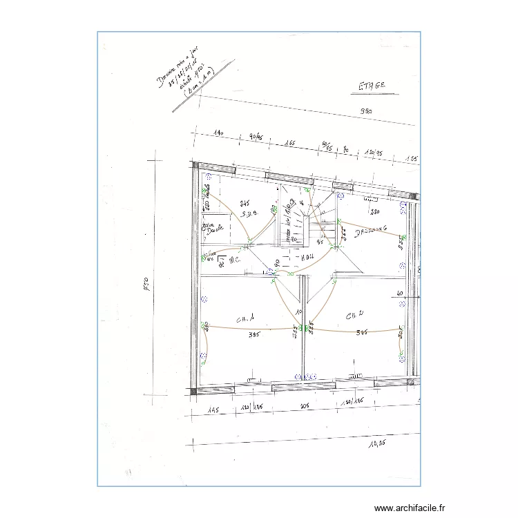 Plan &eacute;lec Bonnemaison. Plan de 