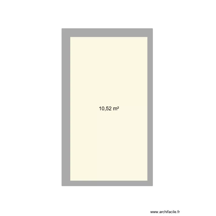 appart 2 TM. Plan de 1 Pièce et 11 m²