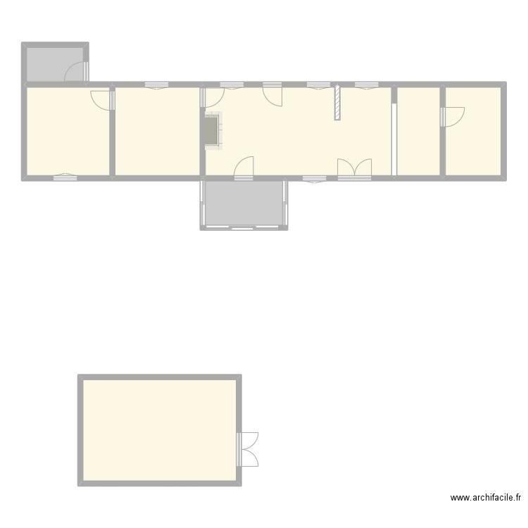SAVREUX - PLESSIS ST OPPORTUNE. Plan de 10 pièces et 205 m2