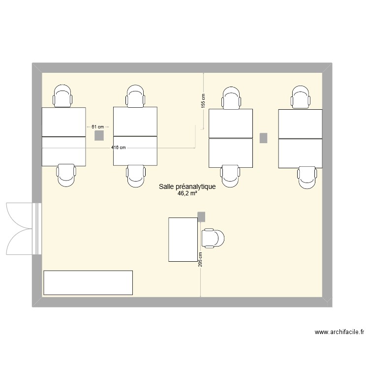 Salle Accueil LPA V3. Plan de 0 pièce et 0 m2