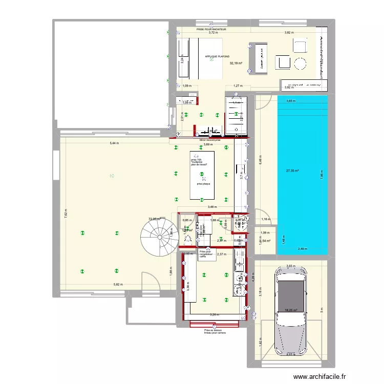 MAISON PLOUBALAY TANGUY. Plan de MAISON PLOUBALAY TANGUY. Plan de