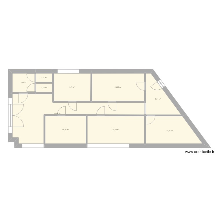 Casteau. Plan de 0 pièce et 0 m2