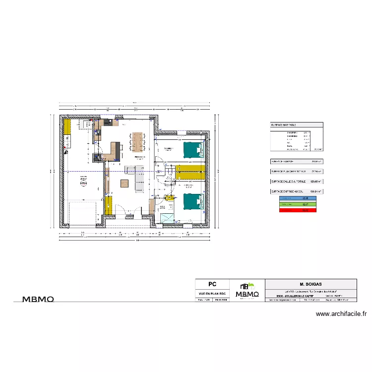 plan maison. Plan de 