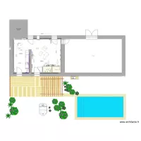 PLAN  AUX COTES meubl&eacute;