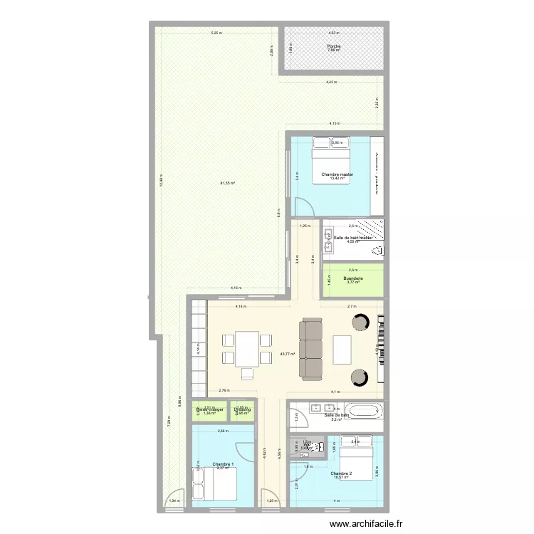 Projet STCR - v8. Plan de 12 et 184 m² Projet STCR - v8. Plan de 12 et 184 m²