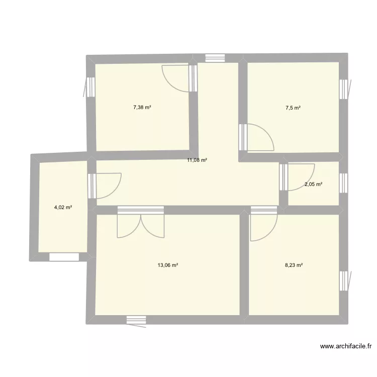 Ma maison. Plan de 7 et 53 m² Ma maison. Plan de 7 et 53 m²