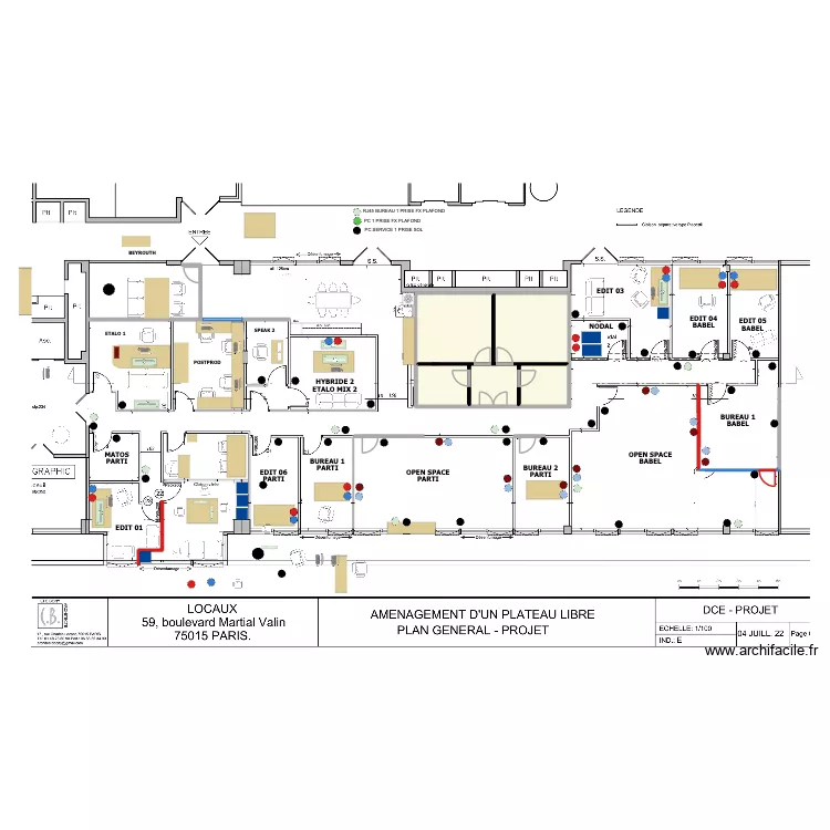 VALIN BEYROUTH OK. Plan de 5 et 43 m² VALIN BEYROUTH OK. Plan de 5 et 43 m²