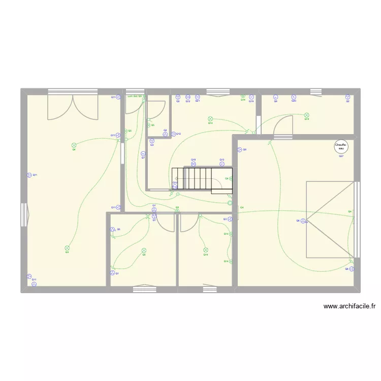 Jourdain Lacrampe Rdc. Plan de 8 Pièces et 105 m² Jourdain Lacrampe Rdc. Plan de 8 Pièces et 105 m²