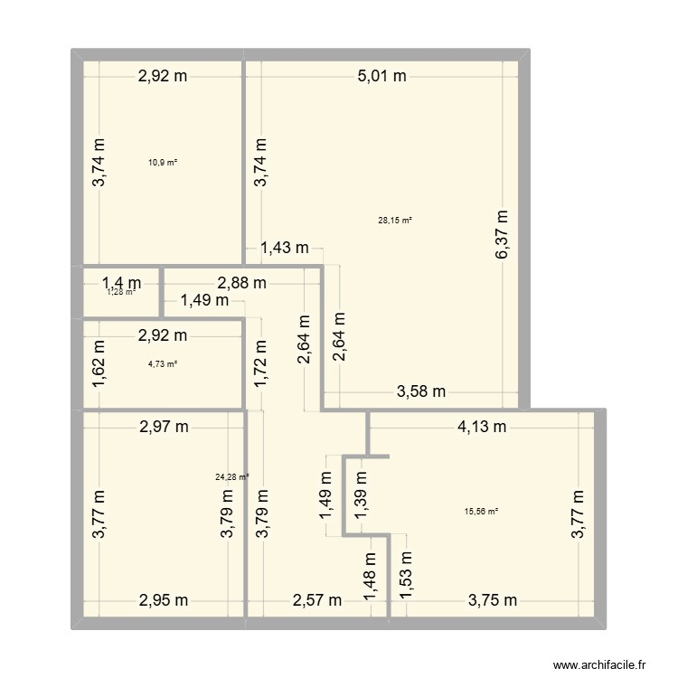 etage Maison. Plan de 0 pièce et 0 m2