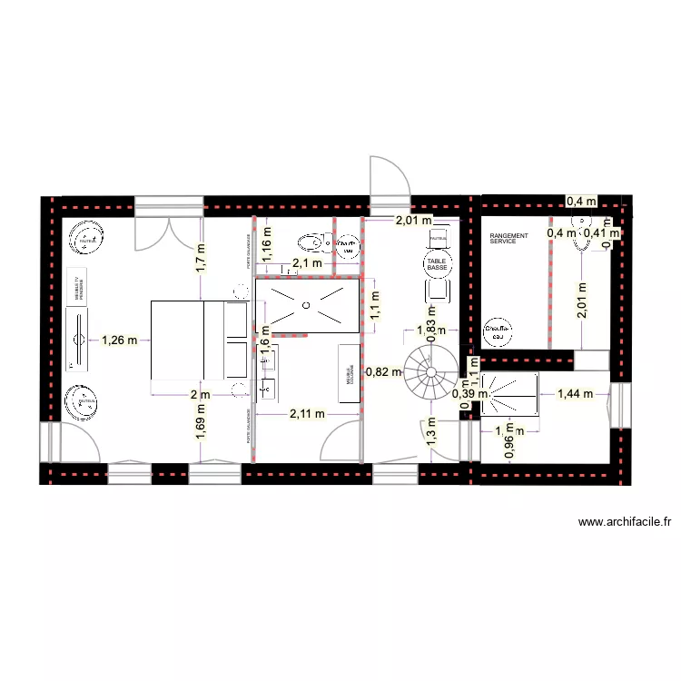 BRIQUEMAULT PAV1. Plan de 