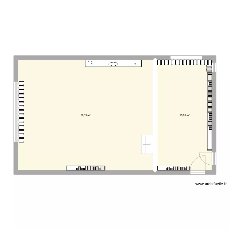 SALLE REUNION 27. Plan de 