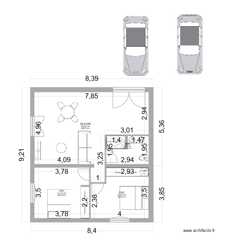 PLAN LAURADA COMPLET 2. Plan de 8 pièces et 132 m2