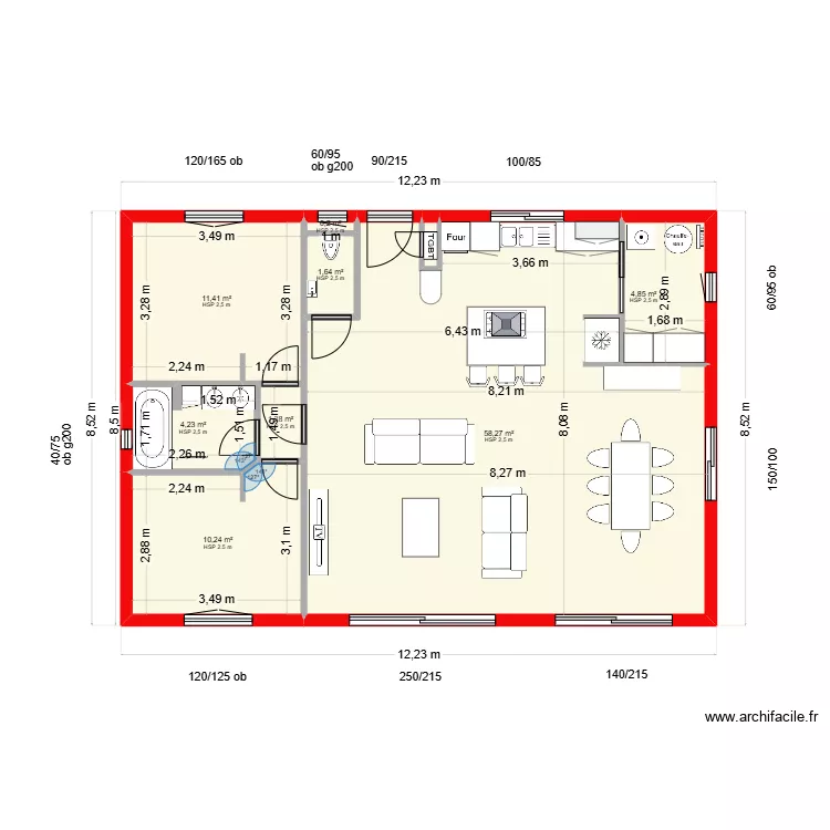 SCI CALA - PLANS CELLULE RDC - N&deg;4 - 2025. Plan de 