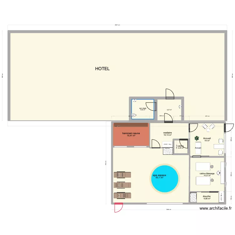 sarl masson spa 105 M2 bis. Plan de sarl masson spa 105 M2 bis. Plan de