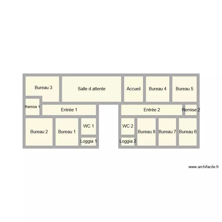 2412 SCI RJM R+1. Plan de 