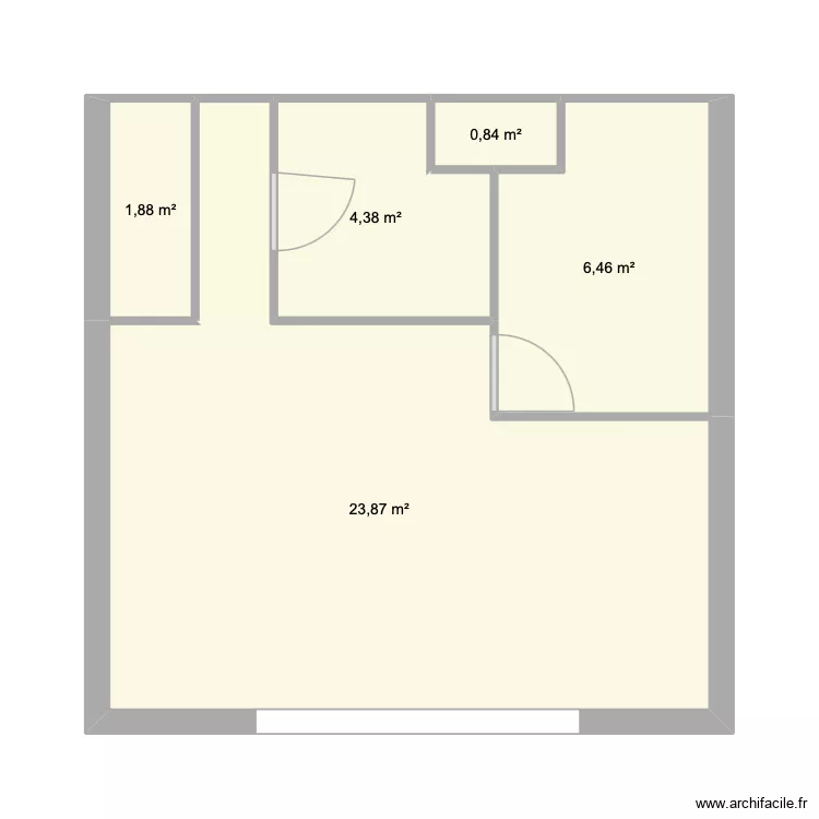 cabourg. Plan de 5 Pièces et 37 m²