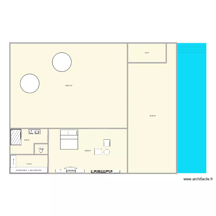 principale Nativa. Plan de 7 et 222 m² principale Nativa. Plan de 7 et 222 m²