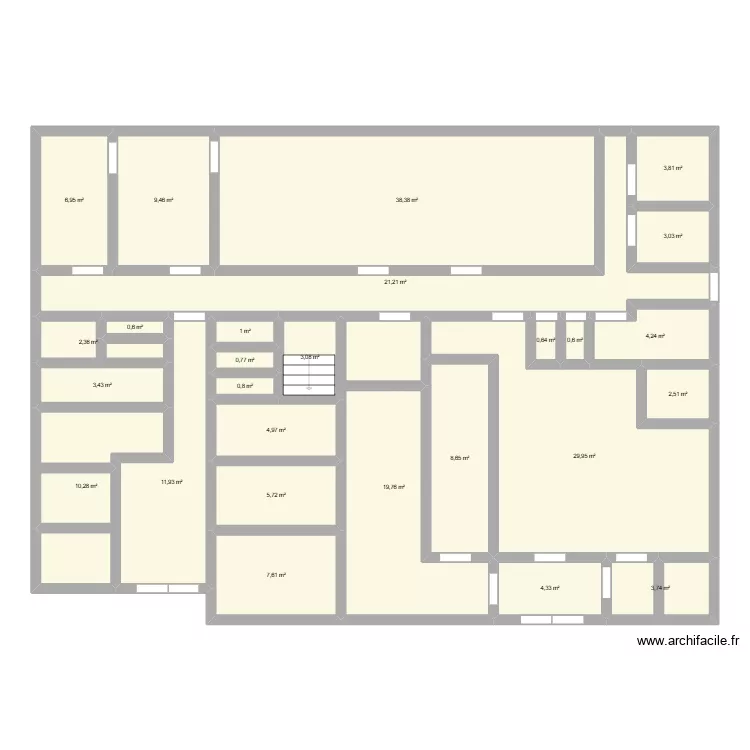 Handi Food SCS. Plan de 27  et 210 m²