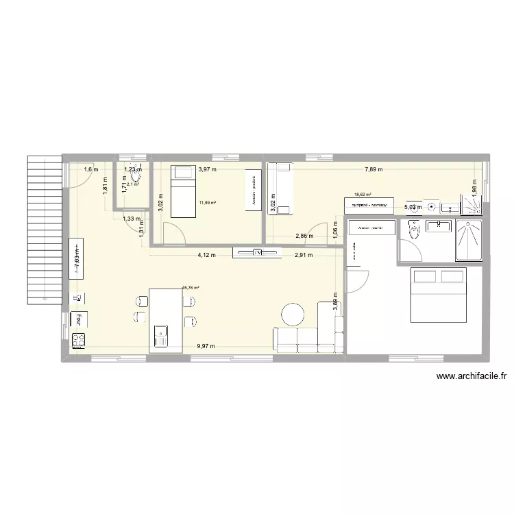 maison carillo. Plan de 