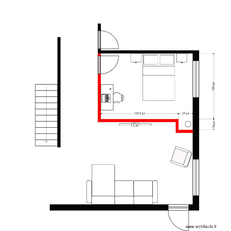 langlois menuiserie. Plan de 0 pièce et 0 m2
