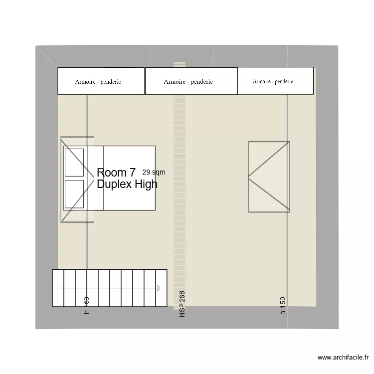 WEMAERE. Plan de 38  et 304 m²