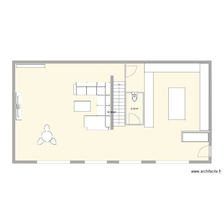 fond grand case É. Plan de 0 pièce et 0 m2