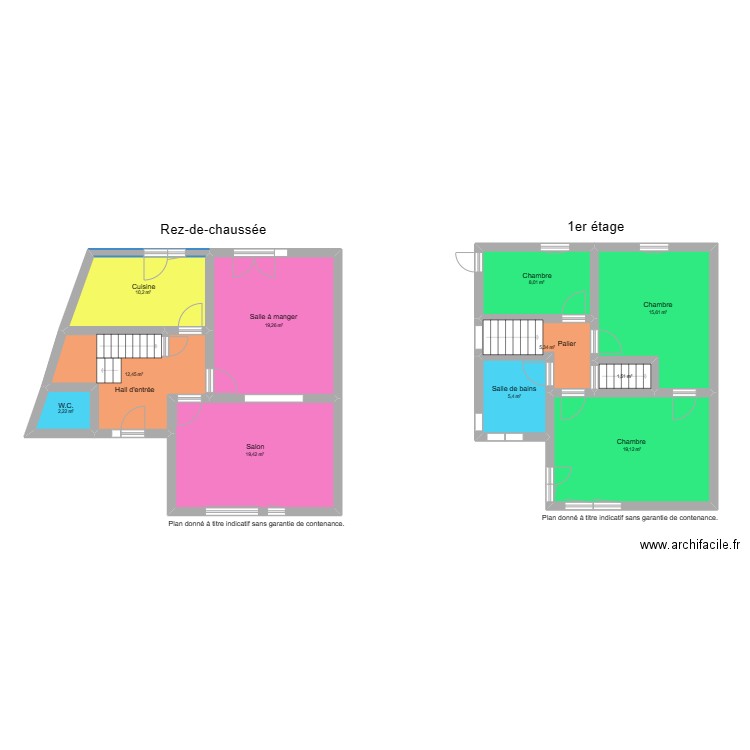 Plans Aulnes 12 ENSIVALllll. Plan de 11 pièces et 119 m2
