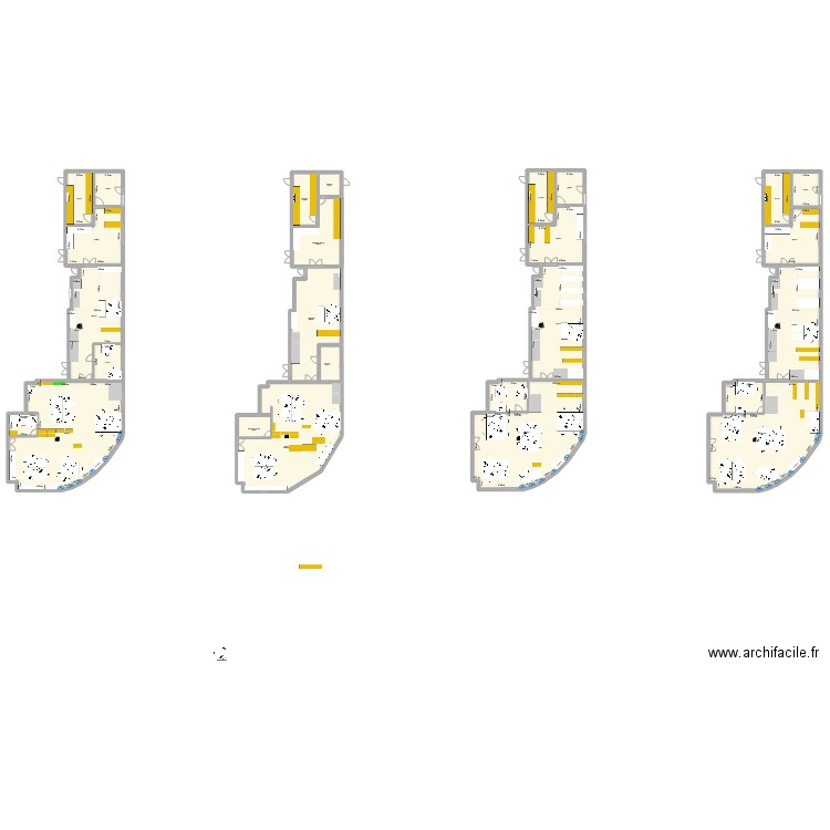 FIM. Plan de 27 pièces et 1050 m2