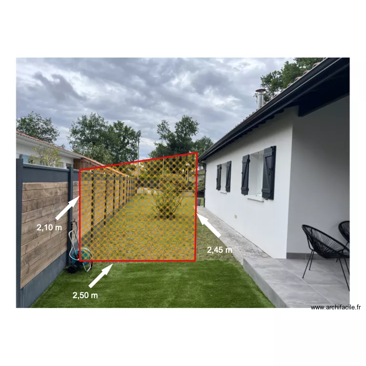 Plan de coupe abri de jardin. Plan de Plan de coupe abri de jardin. Plan de