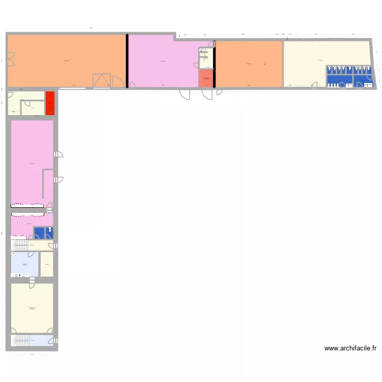 Ecole Ste Anne - Version 3. Plan de 53  et 1037 m²