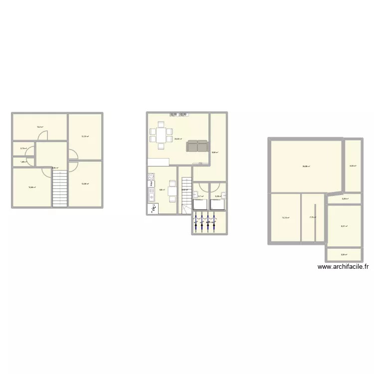 19 Thepot. Plan de 15 et 157 m² 19 Thepot. Plan de 15 et 157 m²