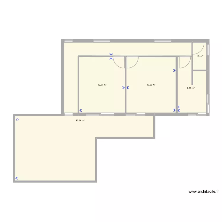 Clain PC ETAGE. Plan de 5 et 81 m² Clain PC ETAGE. Plan de 5 et 81 m²