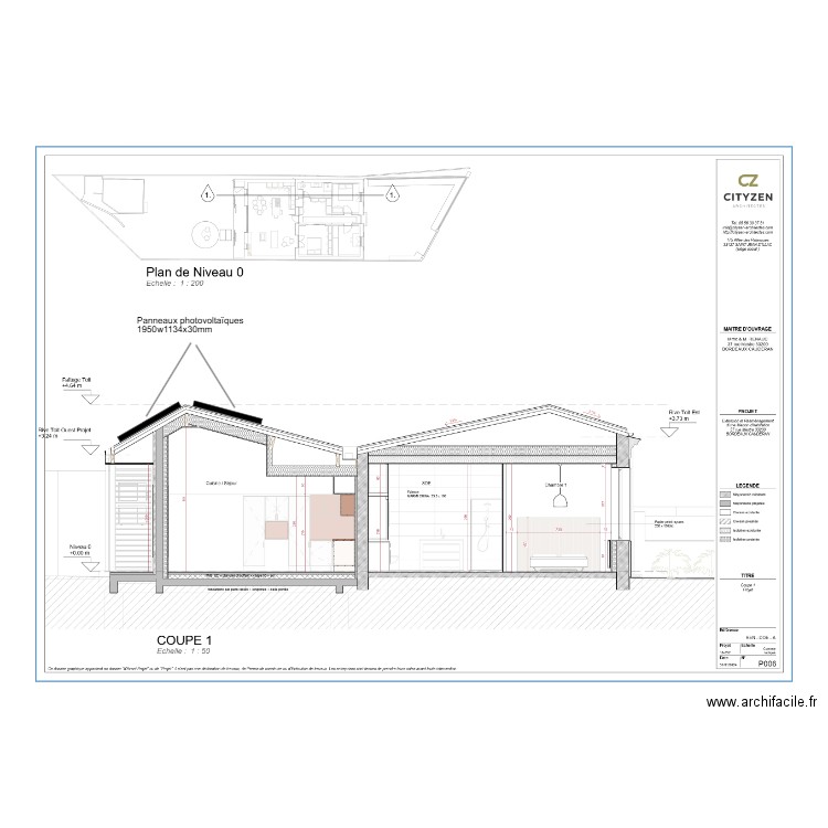 COUPE M RENAUD. Plan de 0 pièce et 0 m2