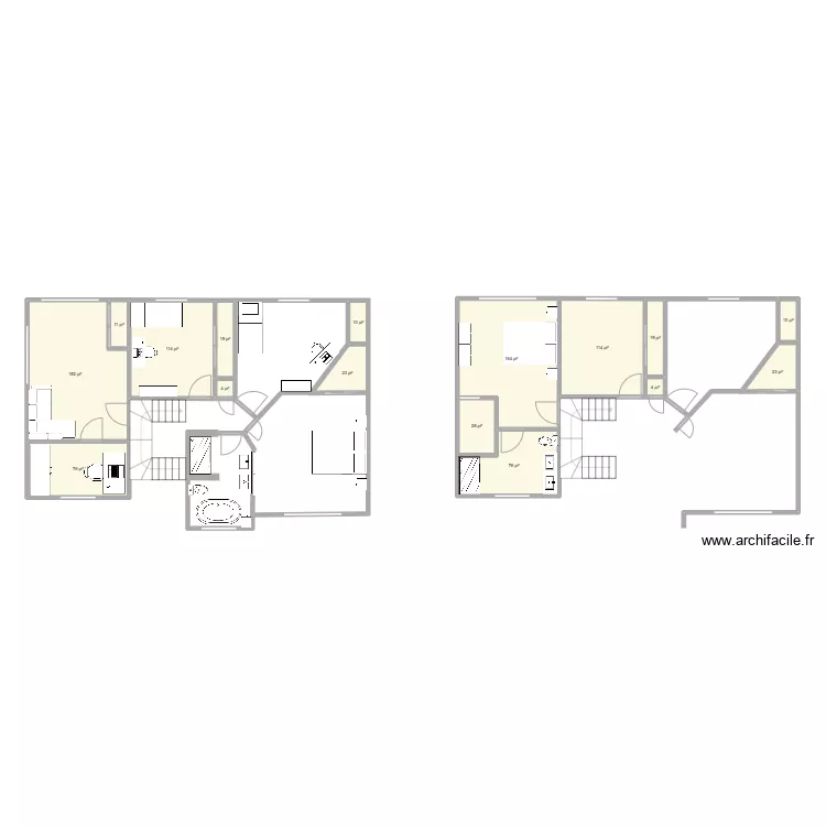 Maison 2e &Eacute;tage. Plan de 