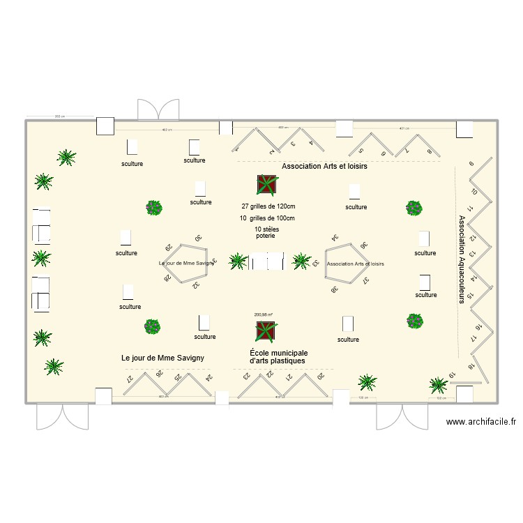 printemps des artistes 2. Plan de 0 pièce et 0 m2