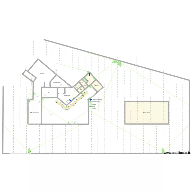 Plan l'annexe video. Plan de 