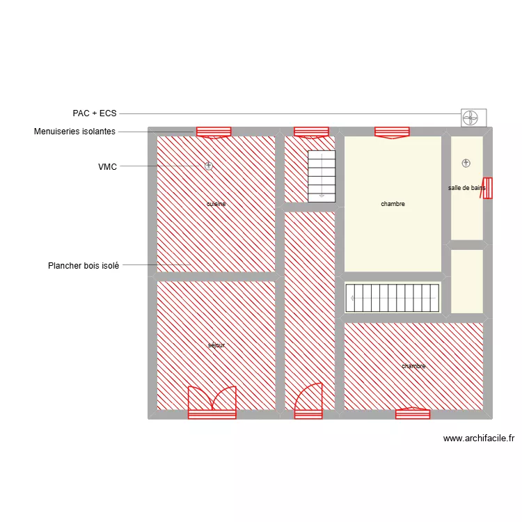 anca RDC étape 3. Plan de 9 et 69 m² anca RDC étape 3. Plan de 9 et 69 m²